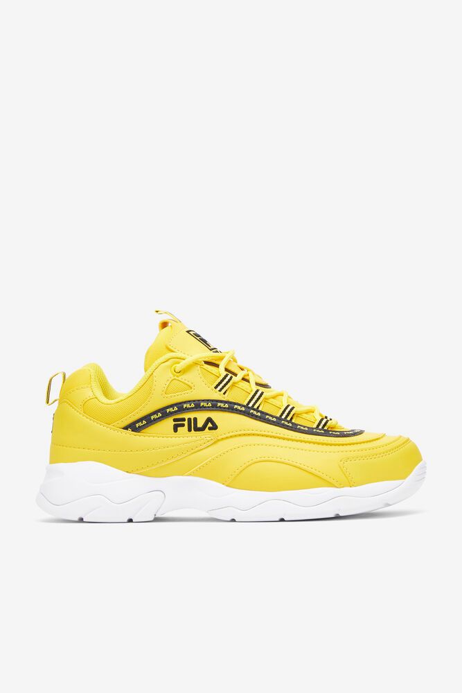 Fila Trainers Mens Yellow Ray Repeat - Ireland 26518-XTZU